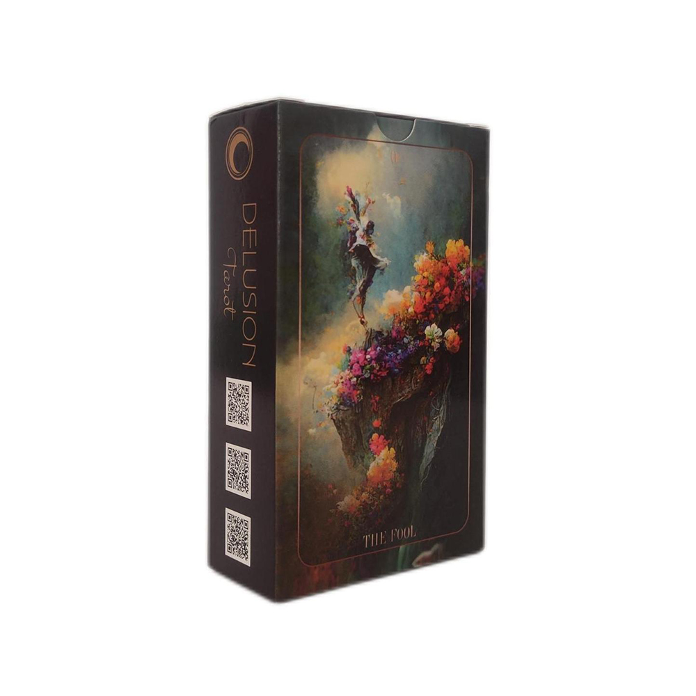 [Size Gốc] Bộ bài Delusion Tarot 78 lá bài 7x12 Cm đá thanh tẩy