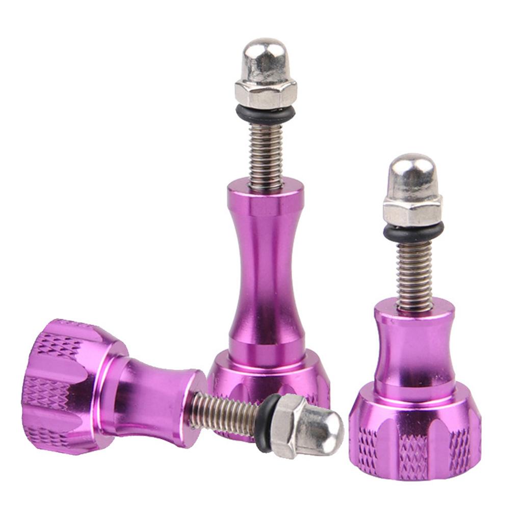 Knob Thumb Screw Bolt Nut with Caps for   HE  & HD  & HD HERO3 Red