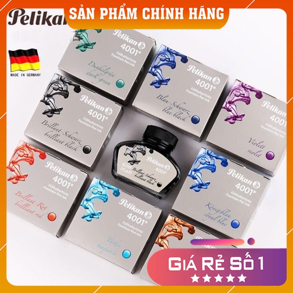 Mực Pelikan 4001 – Mực Đức Cao Cấp Đủ 12 màu Lọ 62,5ml