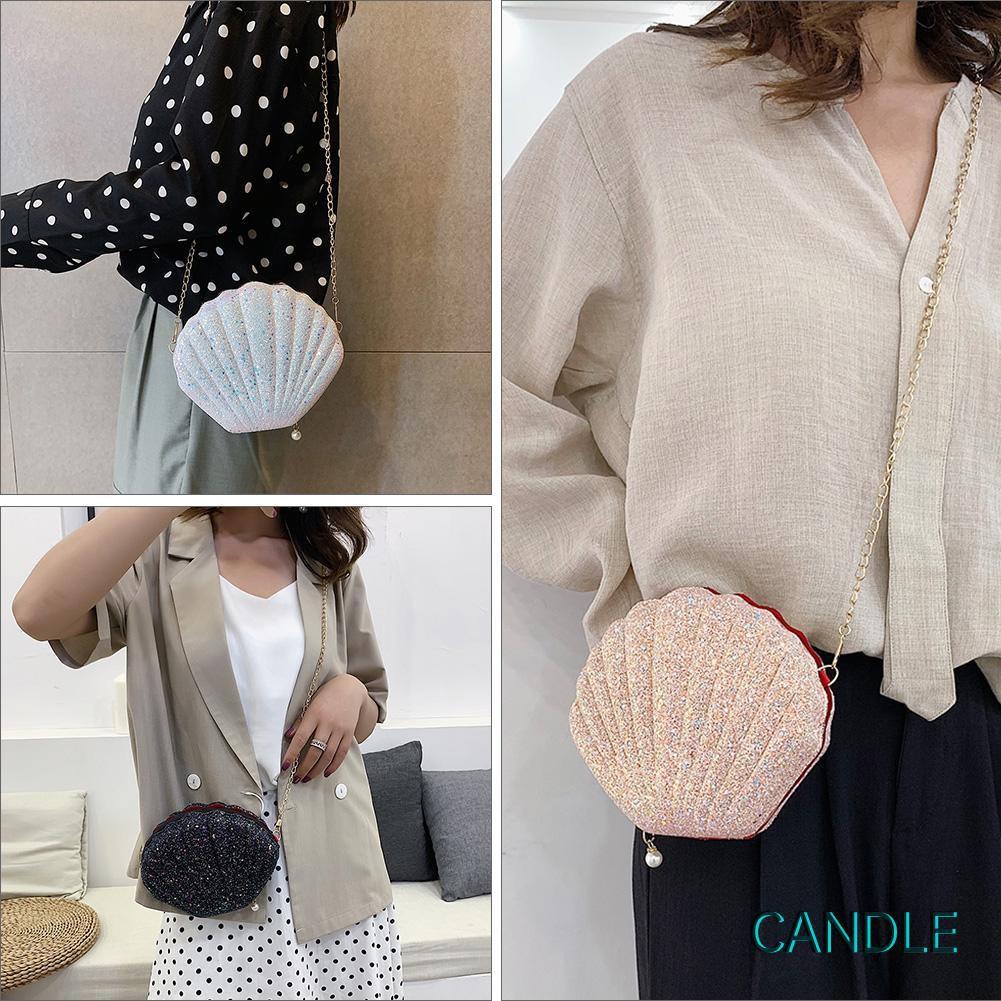 Túi Đeo Chéo Đính Kim Sa Lấp Lánh