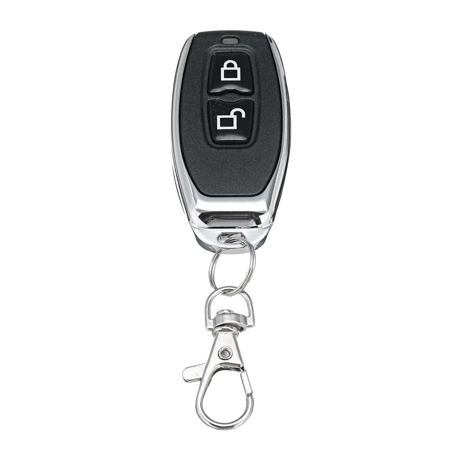 Universal Remote Keychain 2 Buttons Garage Door Remotes for Electric Vehicle