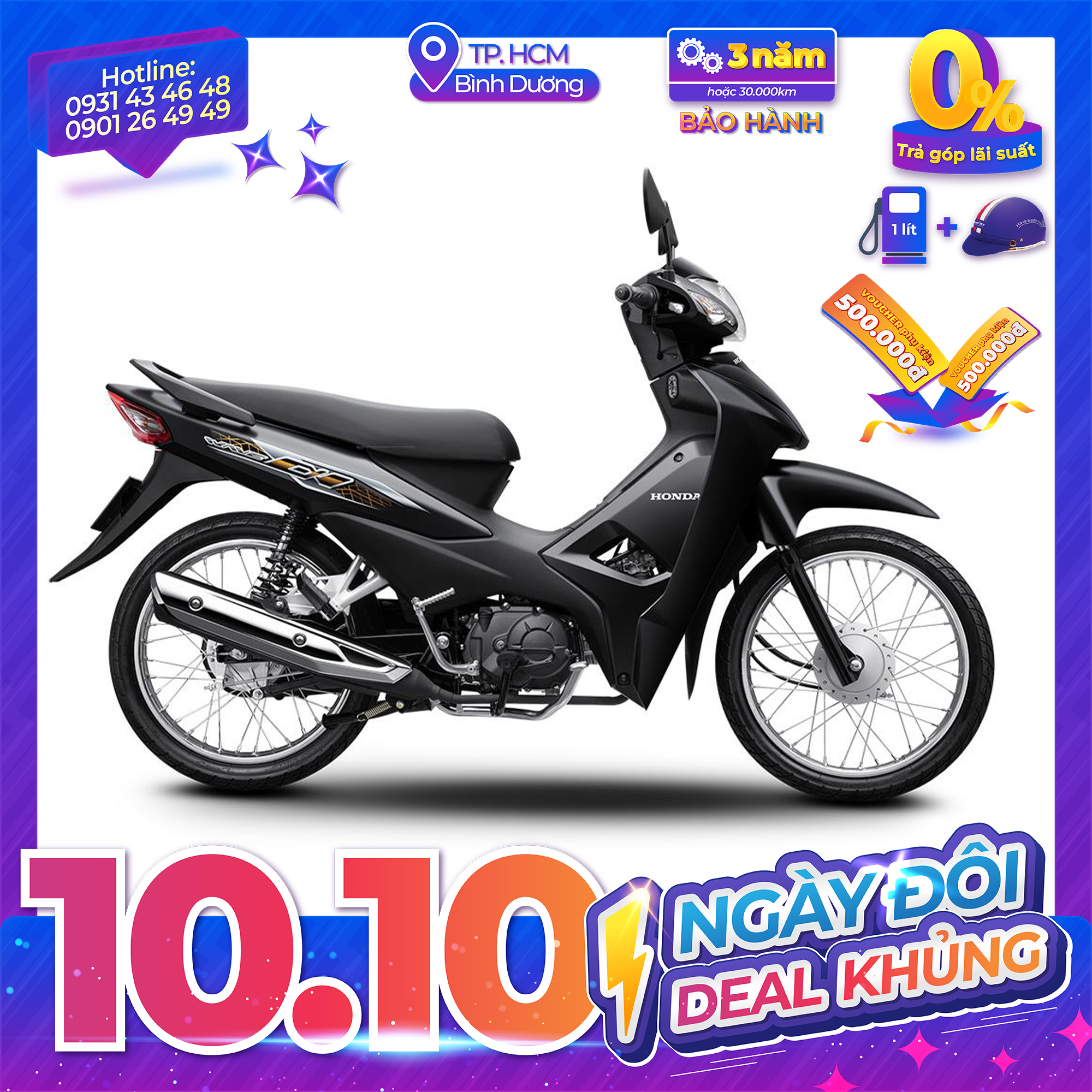 Xe Máy Honda Wave Alpha 2024 Phiên Bản Đặc Biệt