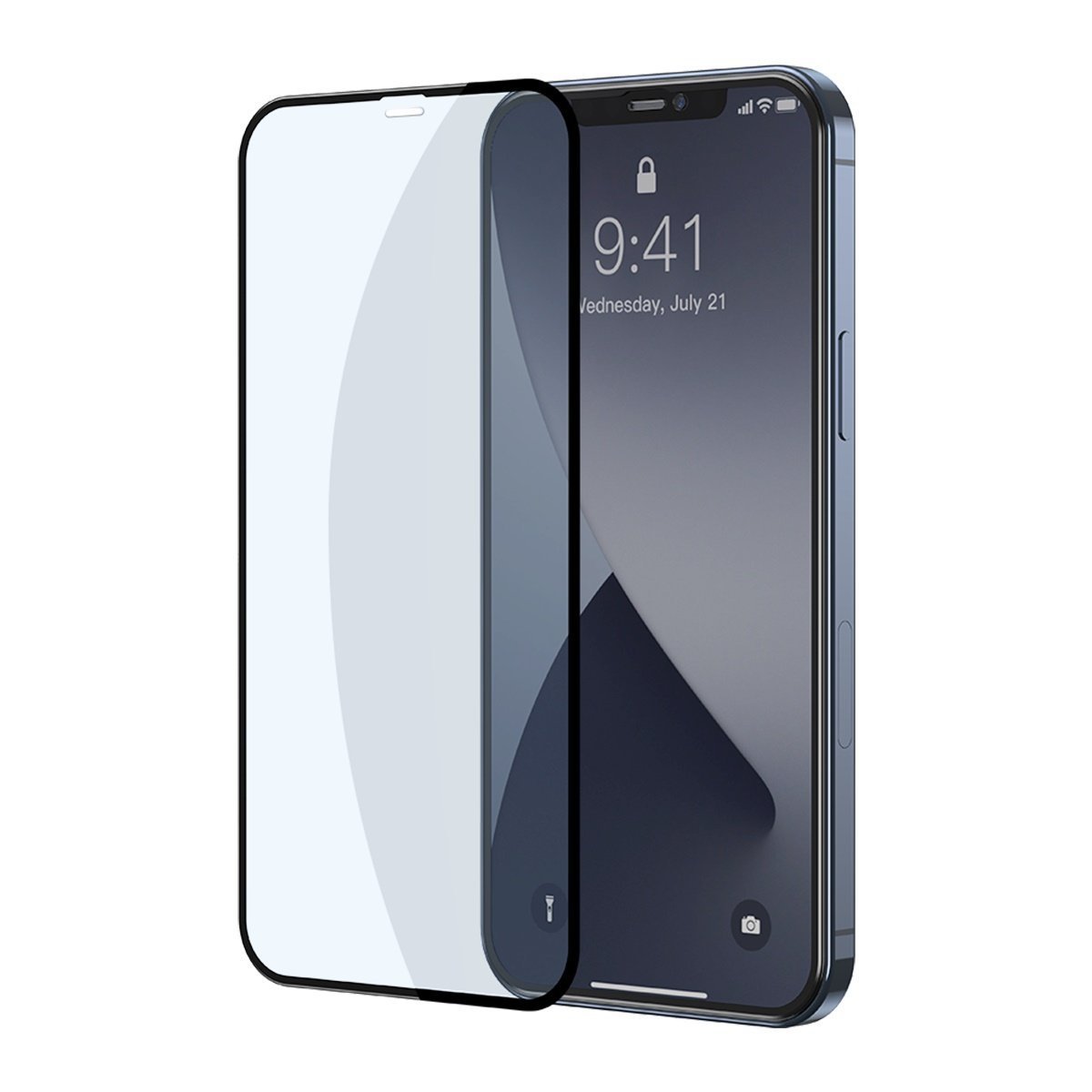 Miếng dán kính cường lực Full 3D Baseus cho iPhone 12 pro / 12 (mỏng 0.25mm, Full màn 3D, Phủ Nano) - Hàng chính hãng