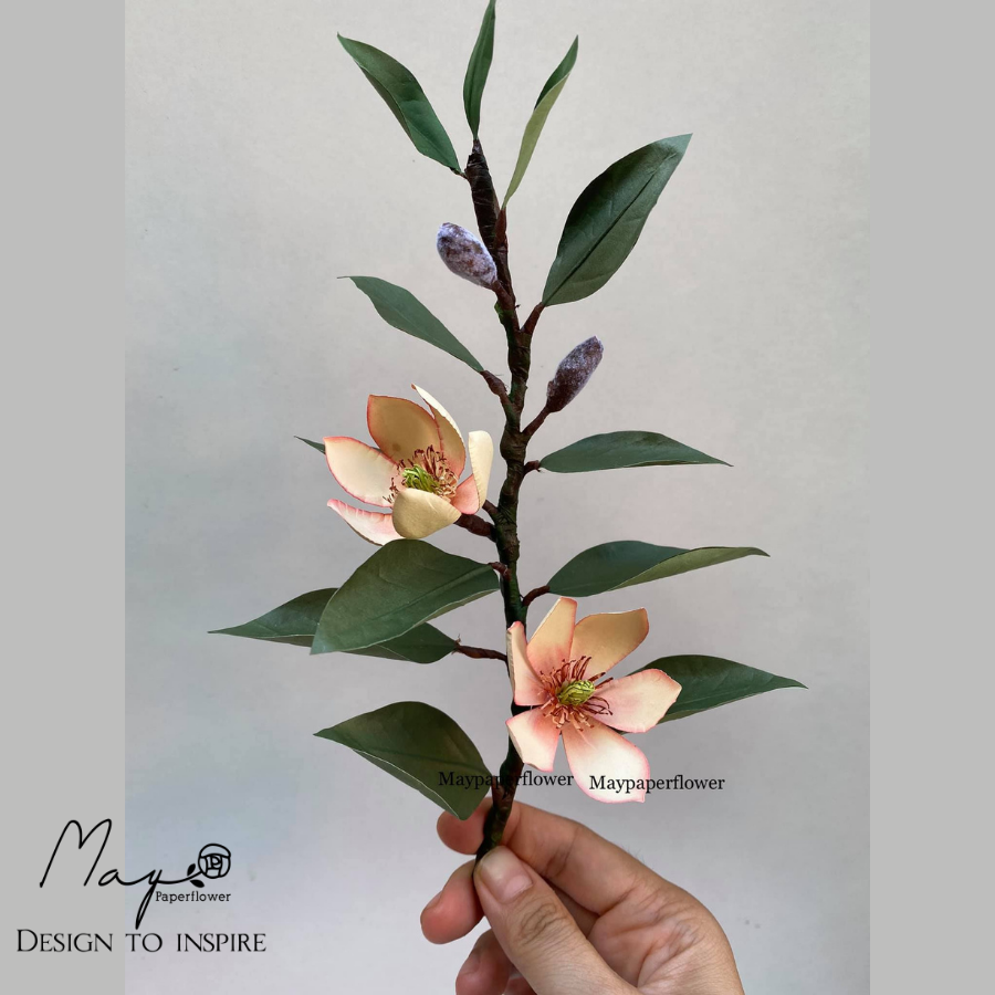 Hoa giấy handmade trang trí, Cành Hoa Hàm Tiếu handmade, Maypaperflower - hoa giấy nghệ thuật, hoa cắm bình, decor nhà ở