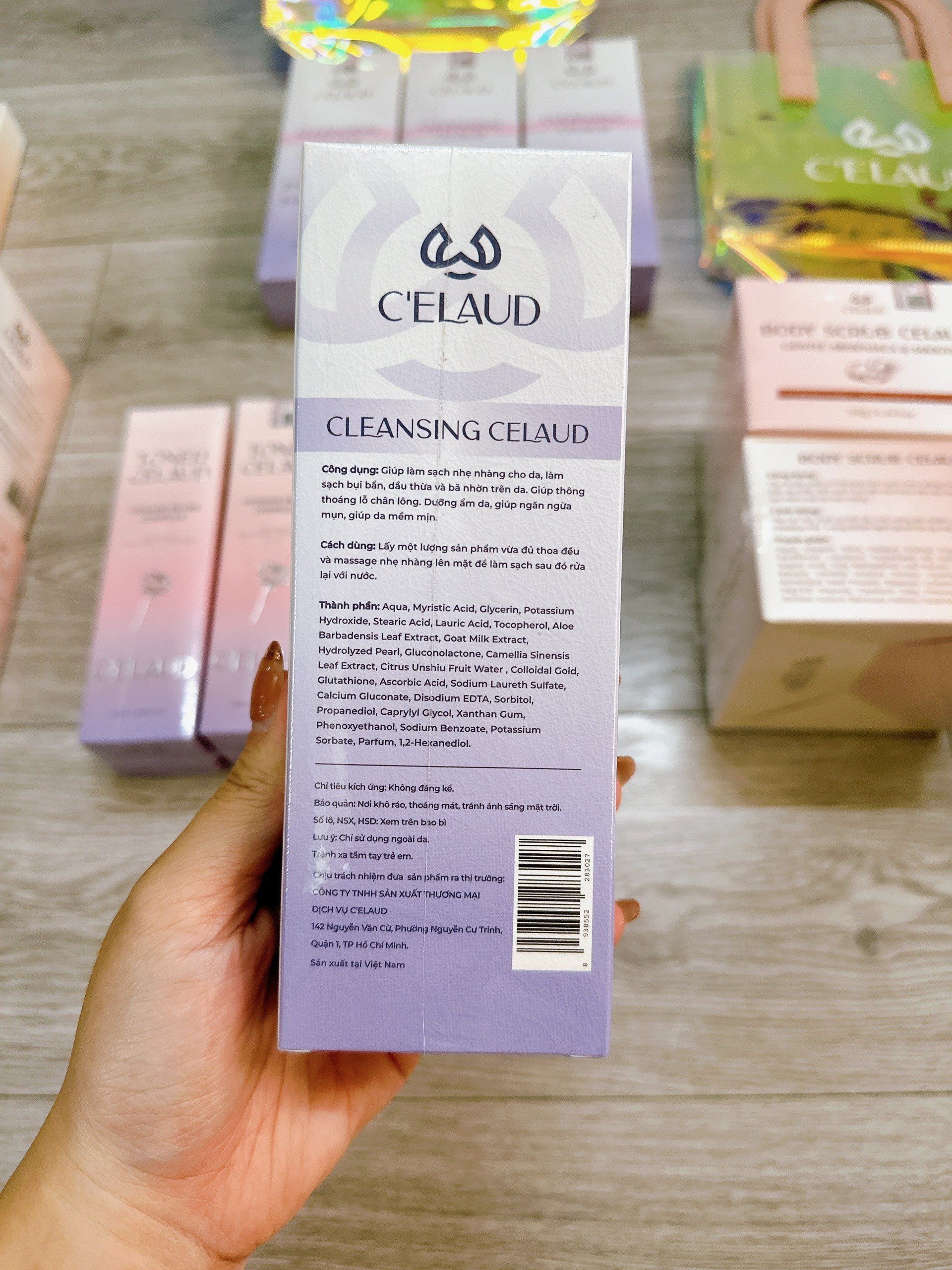 Sữa Rửa Mặt Làm Sạch Sâu Cho Da Cleansing Celaud 100ml