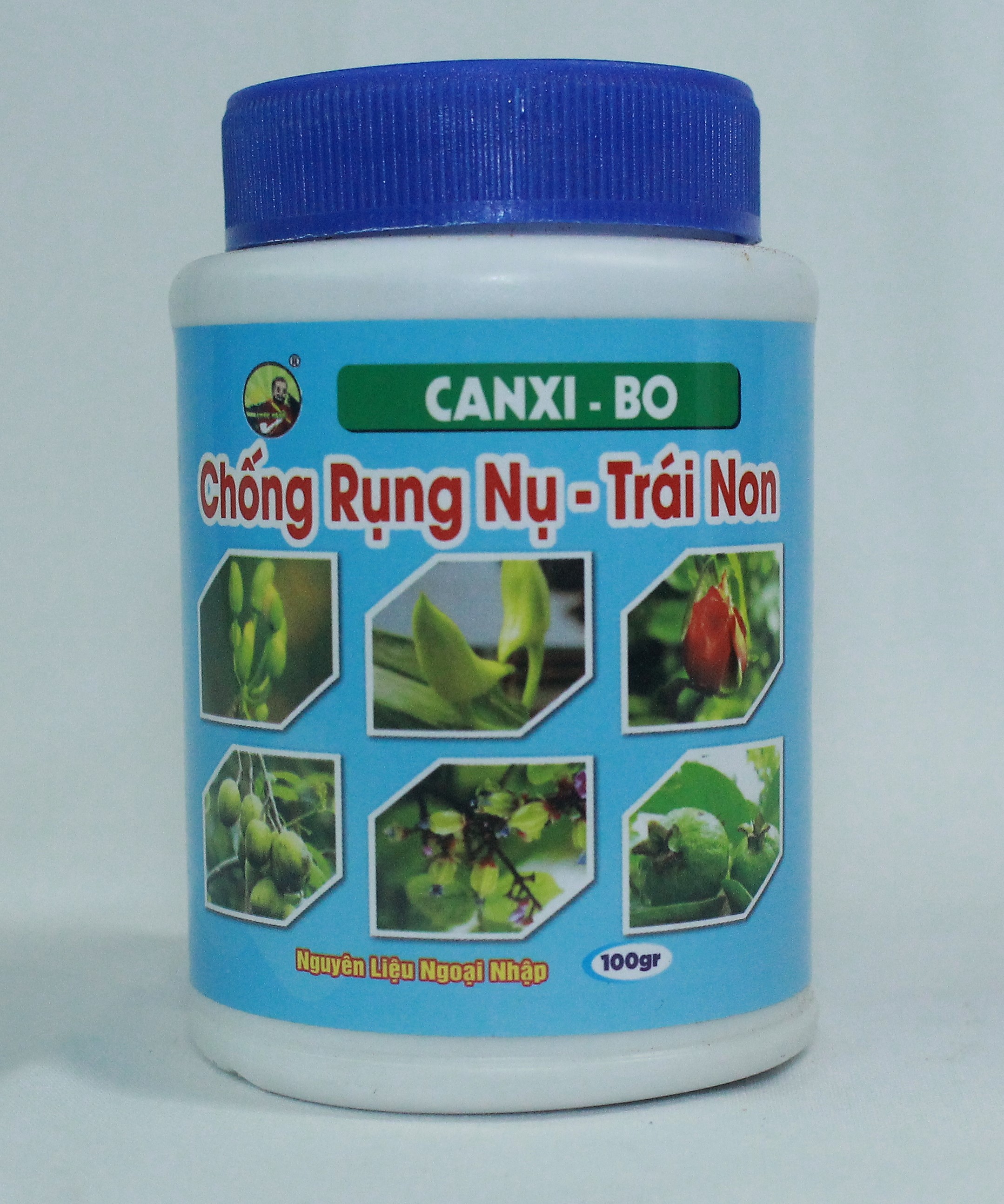 Phân bón trung lượng CANXI - BO hũ 100gr - Chống rụng nụ, rụng trái non - Tăng đậu trái - Dùng cho cây cảnh, cây ăn quả