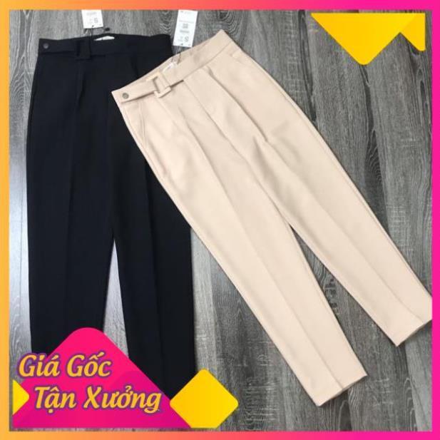 QUẦN BAGGY CÔNG SỞ ĐAI LỆCH CHẤT TUYẾT MƯA ĐỨNG FROM KHÔNG NHĂN KHÔNG XÙ THỜI TRANG BANAMO FASHION BAGGY ĐAI LỆCH 8312