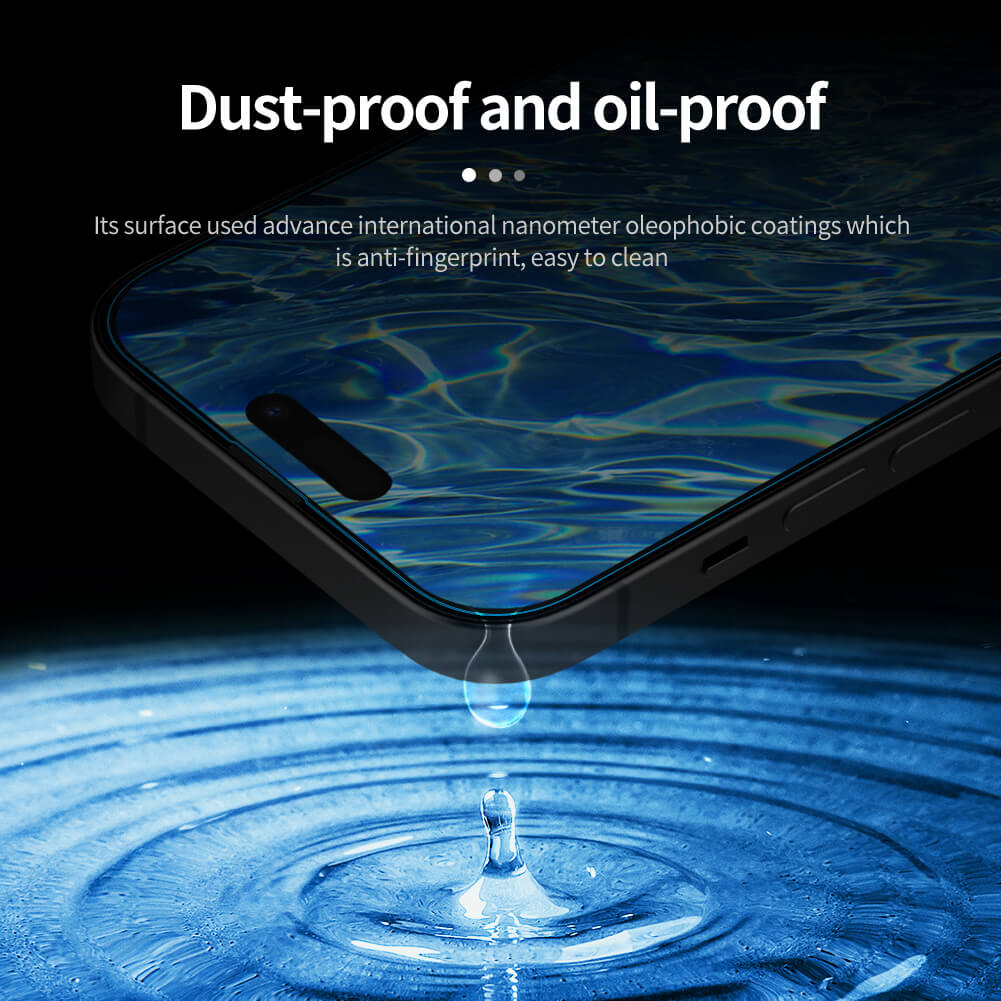 Miếng dán kính cường lực cho iPhone 14 Pro Nillkin Amazing H+ Pro - hàng nhập khẩu