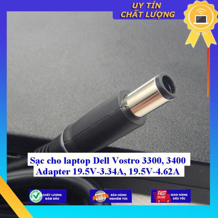 Sạc cho laptop Dell Vostro 3300 3400 Adapter 19.5V-3.34A 19.5V-4.62A - Hàng Nhập Khẩu New Seal