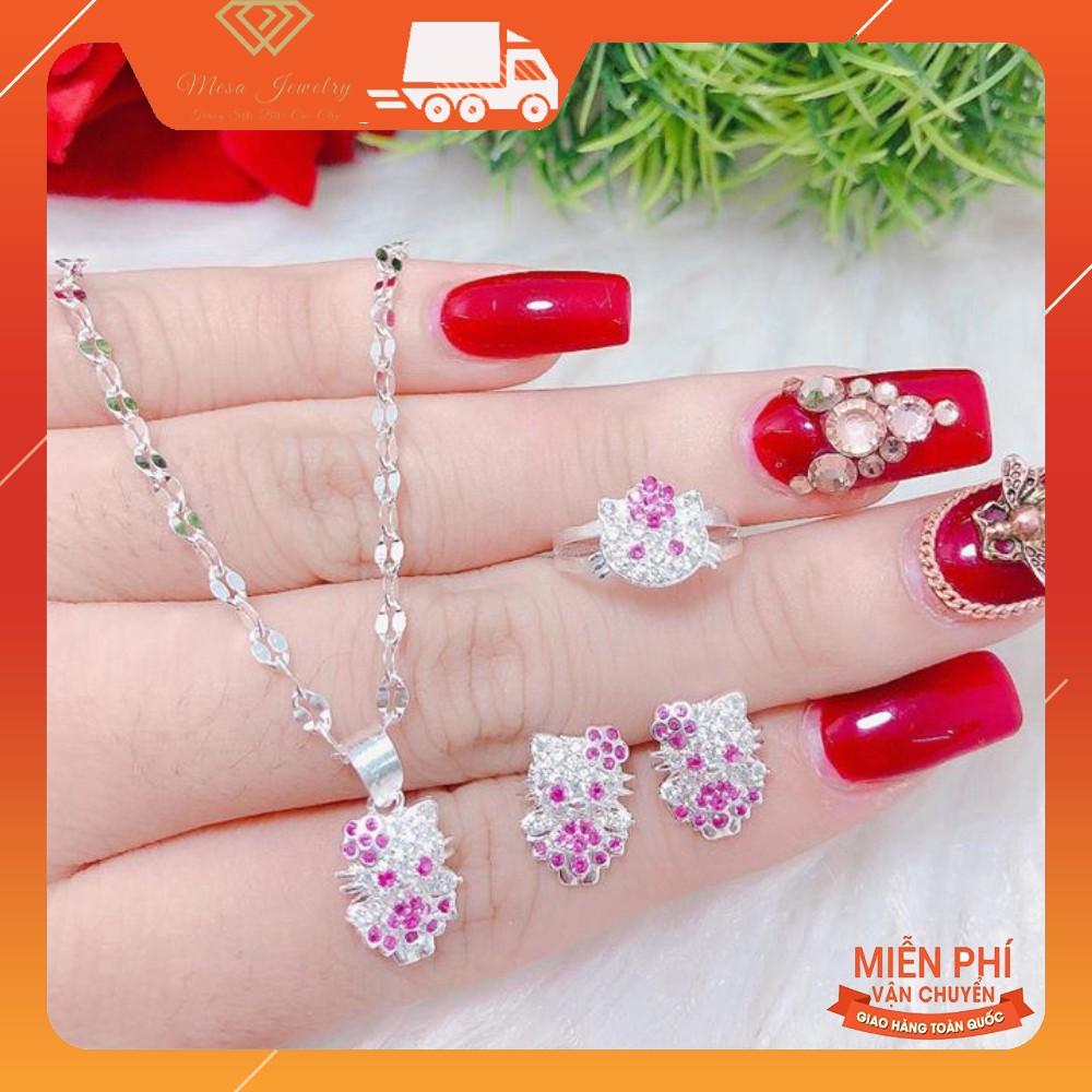 BỘ TRANG SỨC KITTY CHO GÁI YÊU - KITTY HỒNG