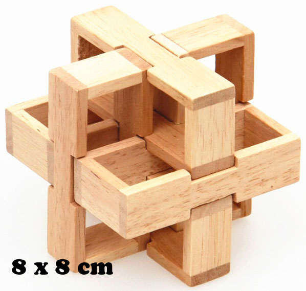 Wood puzzle Giải đố gỗ IQ puzzle