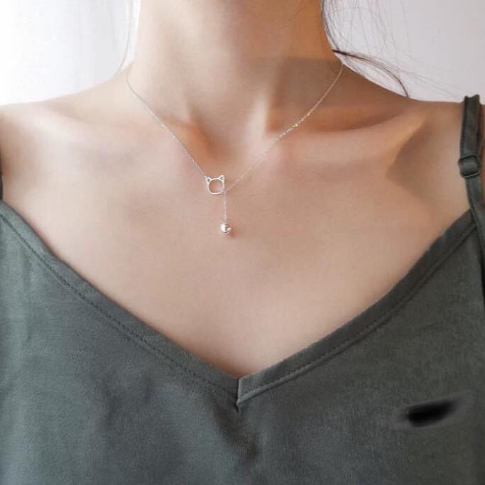 Dây chuyền bạc cao cấp - Dây mèo siêu đáng yêu, BẠC CHUẨN