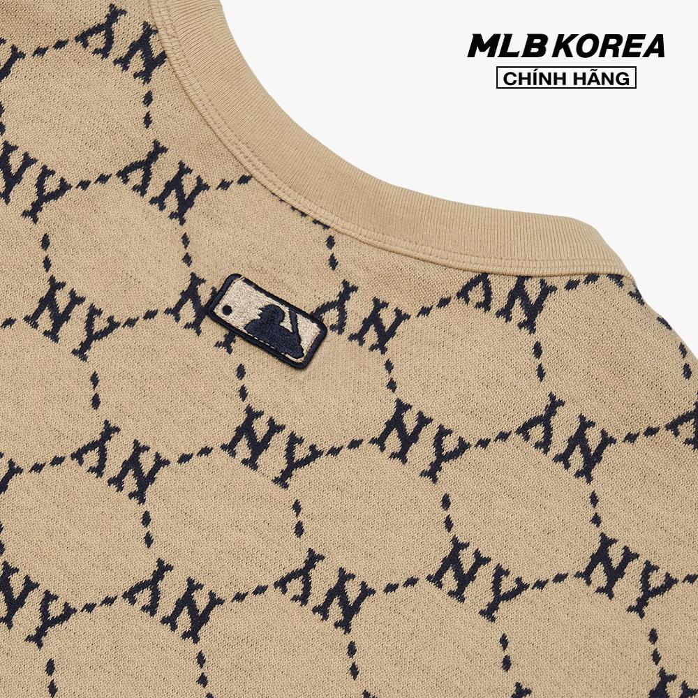 MLB - Áo thun phom suông ngắn tay Diamond Monogram 3ATSM3023