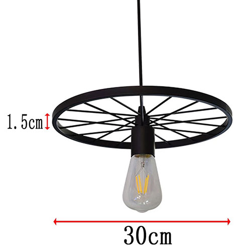 Đèn thả trần trang trí bánh xe DT083