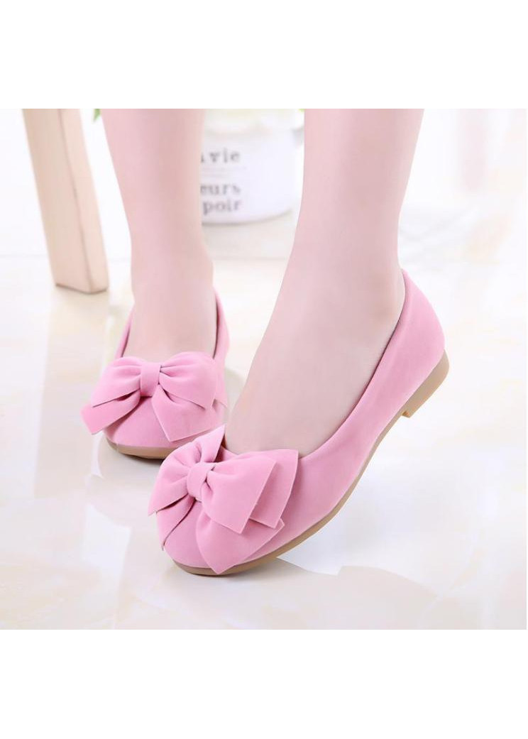 Giày búp bê đính nơ siêu dễ thương