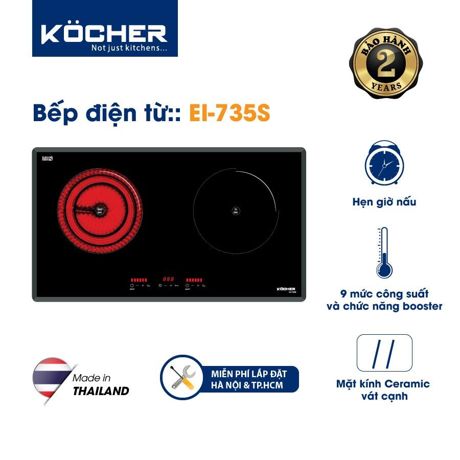 Bếp Từ Hồng Ngoại Kocher EI-735S - Hàng chính hãng