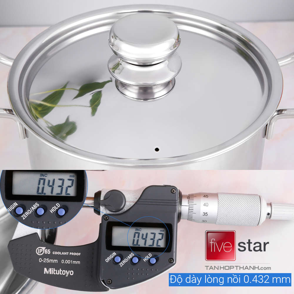 Bộ 3 Nồi Inox 3 Đáy 5 Ngôi Sao Royal Cool