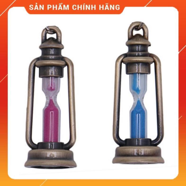 Móc chìa khóa thời gian đồng hồ cát-chất liệu xi mạ đồng 206671-1