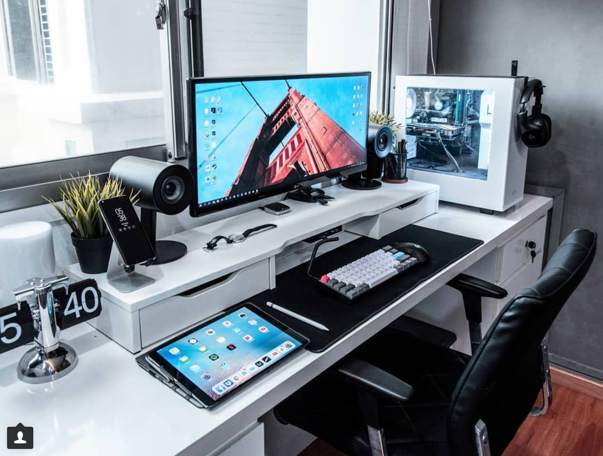 Đồng hồ lật dáng retro Mac Setup