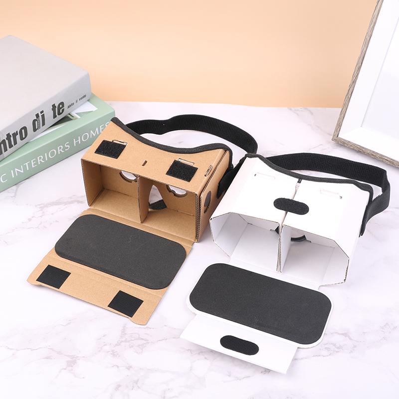 Kính Thực Tế Ảo Kính Google Cardboard Kính 3D VR Kính Xem Phim Cho SmartPhone Tai Nghe VR Màu sắc: Trắng