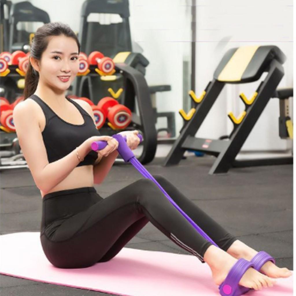 Dây Tập Cao Su Đàn Hồi Tập Thể Dục Dây Kéo Tập Cơ Bụng , Tập Gym Toàn Thân Tại Nhà Hiệu Quả