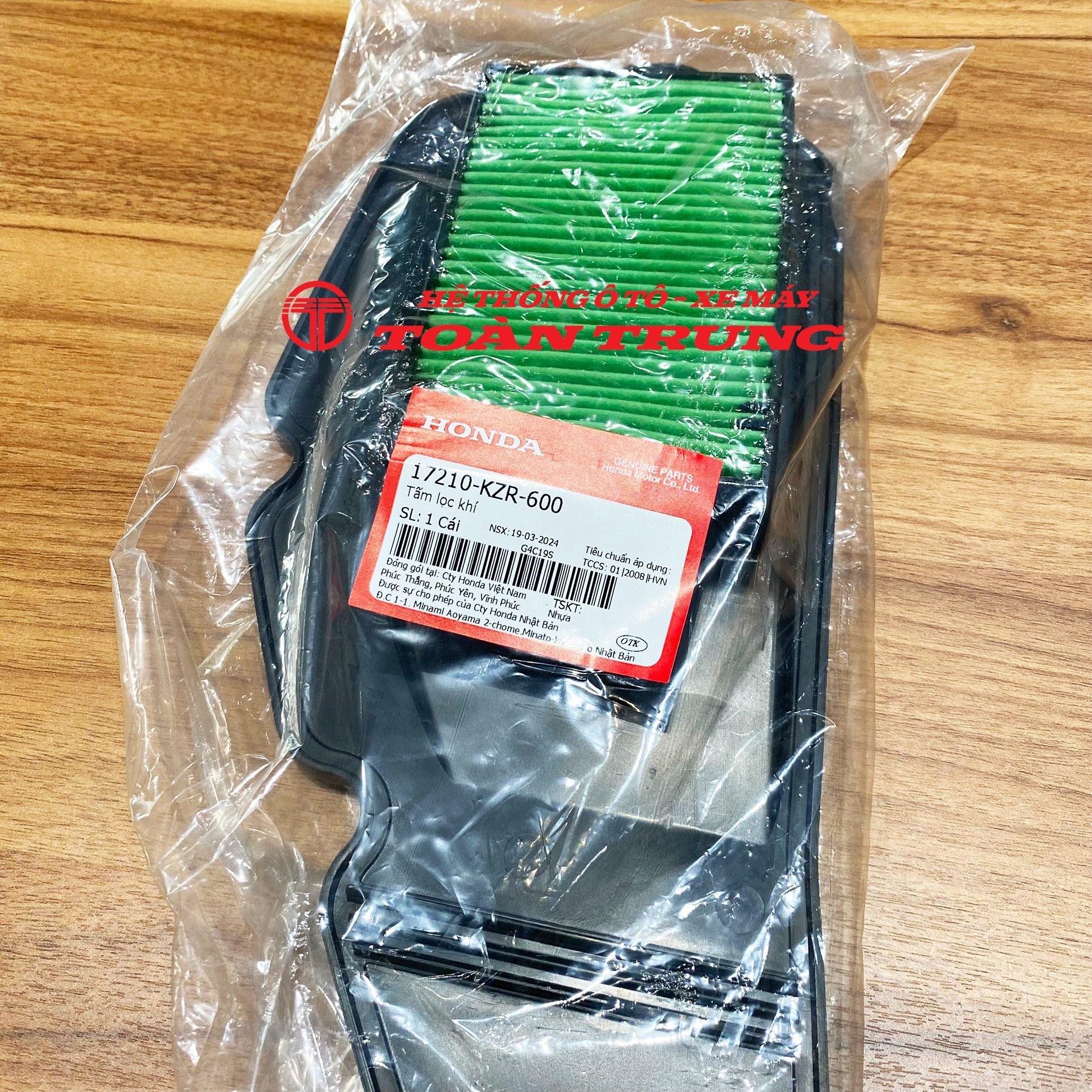 Tấm lọc gió Air Blade 125 (2013-2015) chính hãƞg Honda &quot;17210KZR600&quot;