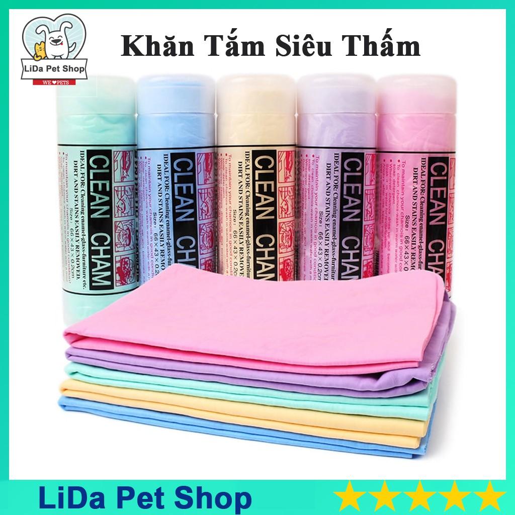 Khăn tắm siêu thấm chó mèo - Lida Pet Shop