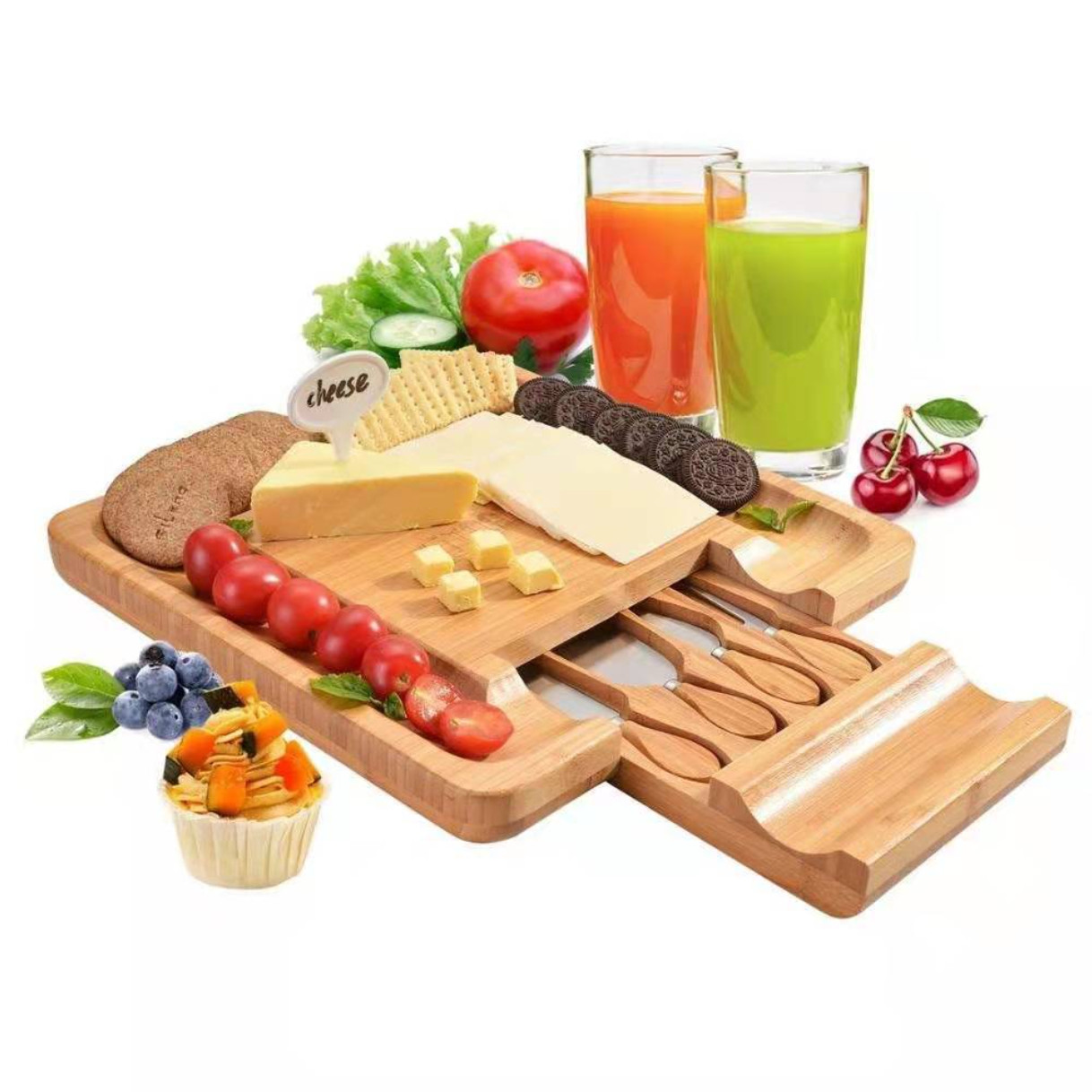 Bộ Set Đựng Thức Ăn Trang Trí Đẹp Mắt Charcuterie Cheese Deluxe