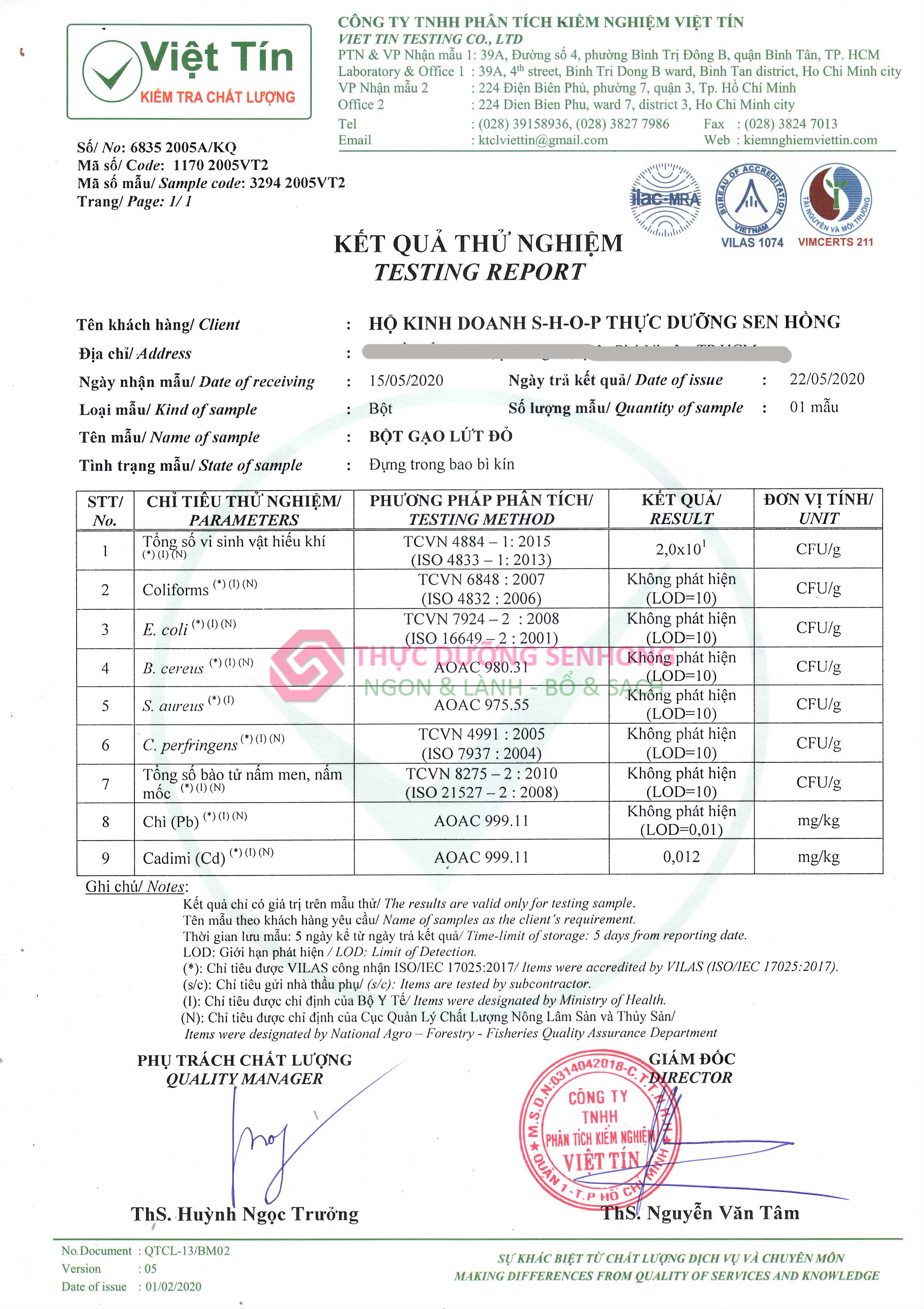 Bột gạo lứt đỏ  Rang xay theo phương pháp thực dưỡng Ohsawa