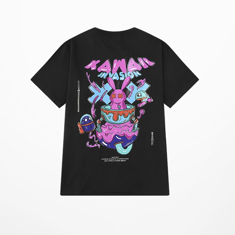 Áo thun tay lỡ nam nữ form rộng KAWAII oversized unisex phong cách hàn quốc vải thun mềm mịn thoáng mát hãng KING SPORT