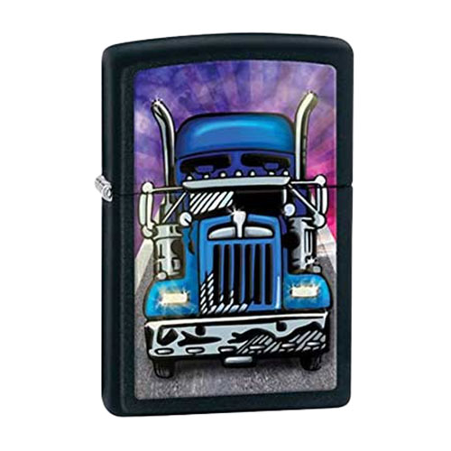 Bật Lửa Zippo 28312 - Bật Lửa Zippo Truck Head On Black Matte