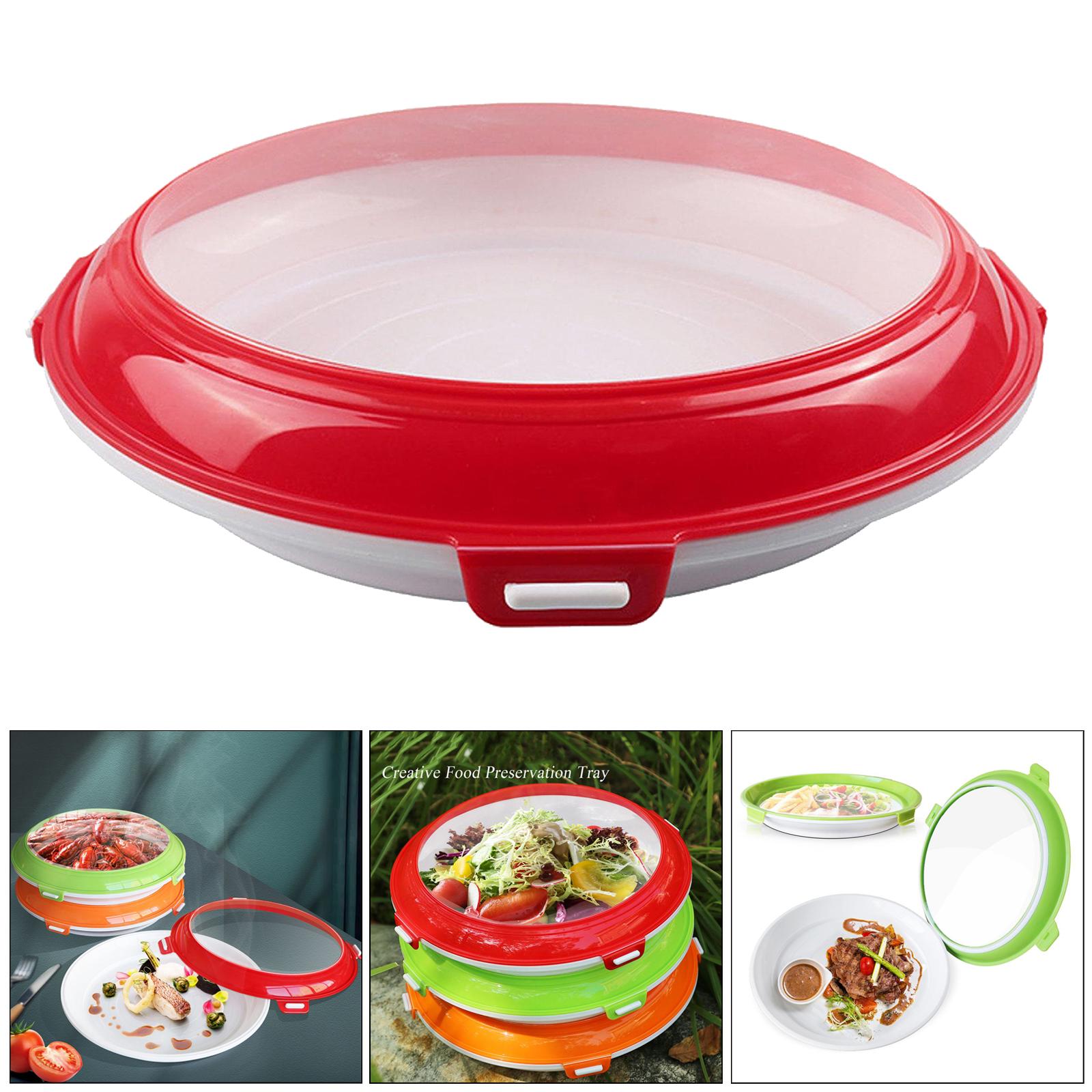 Food Preservation Tray Stackable Food Fresh Tray Fresh Tray Reusable Food Storage Container Dishwasher & Freezer Safe