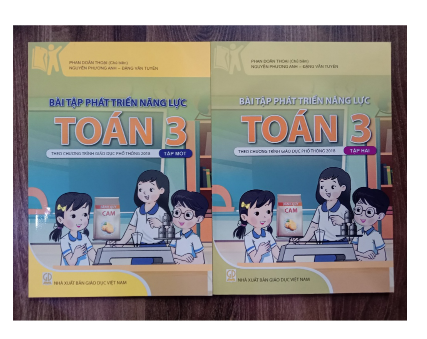 Sách - Combo Bài Tập Phát Triển Năng Lực Toán Lớp 3 - Tập 1 + 2