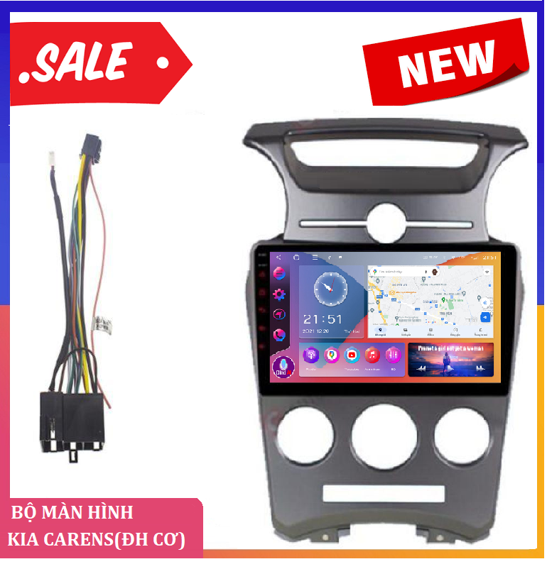 Bộ màn hình ANDROID A.5 cho xe KIA CARENS- phụ kiện nội thất xe hơi,chạy sim có tiếng Việt hệ điều hành Android 10