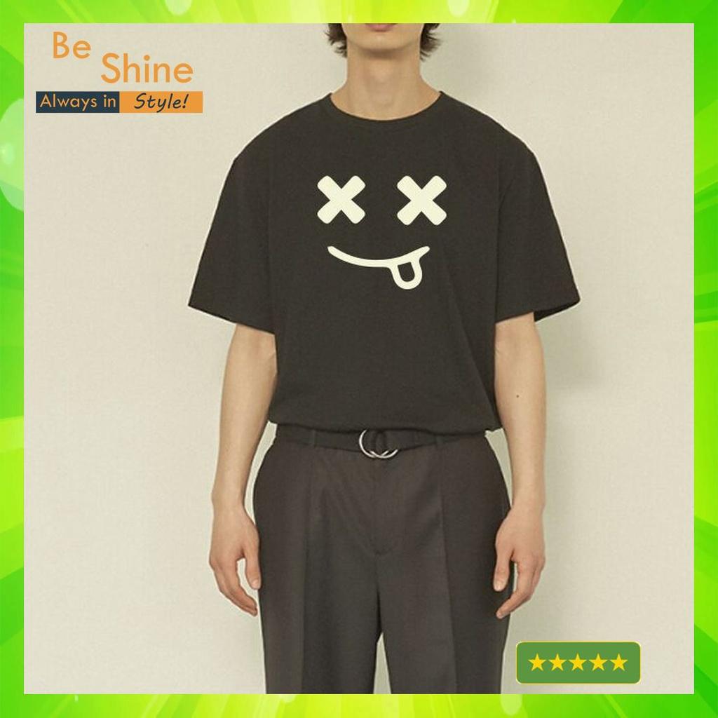 Áo Thun Unisex Form Rộng Hình Icon Lè Lưỡi DCT , Áo Phông Basic Cotton Cổ Tròn Tay Ngắn Thời Trang Nam Nữ