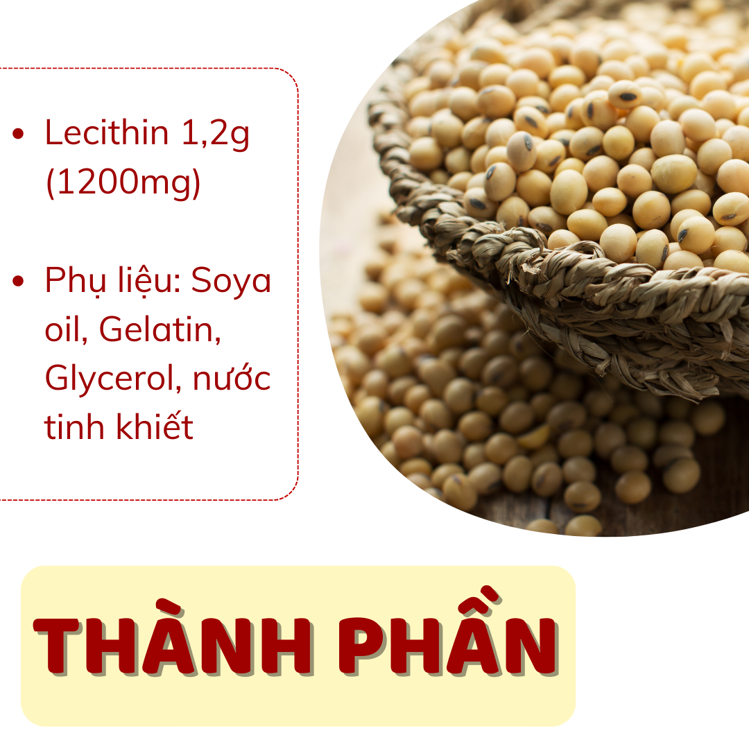 Mầm đậu nành điều hòa nội tiết Healthy Care Super Lecithin 100 viên