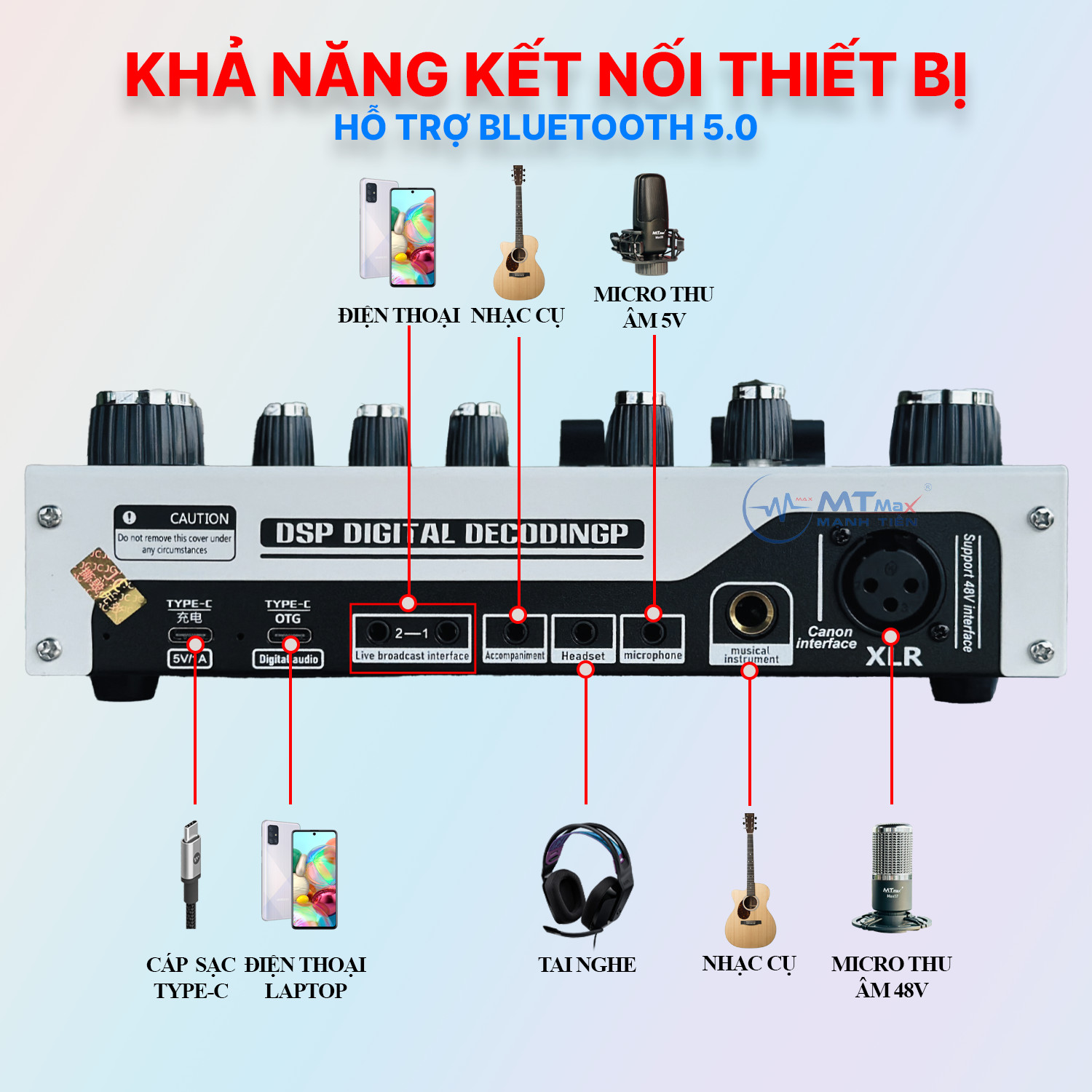 Soundcard X7 Mới Nhất 2024 - Hỗ Trợ Micro 48V, Tích Hợp Hiệu Ứng Auto Tune, Điều Chỉnh Giọng Hát, Nhiều Hiệu Ứng Âm Thanh Cao Cấp Hàng Chính Hãng
