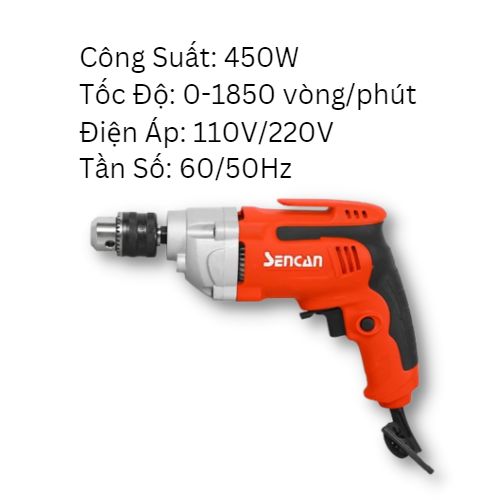 Máy khoan đầu sắt Sencan 531029