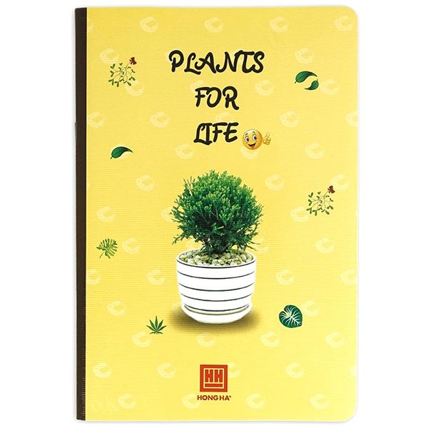 Vở Plants For Life - Kẻ Ngang 200 Trang - Hồng Hà 1417 (Mẫu Màu Giao Ngẫu Nhiên)