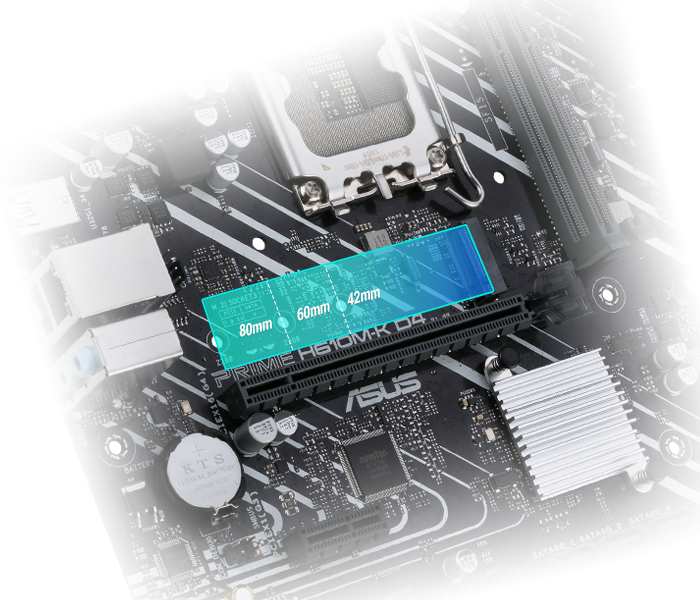 Mainboard Asus H610M K D4 (Socket 1700, HDMI+VGA DDR4 M2) - Hàng chính hãng Viết Sơn phân phối