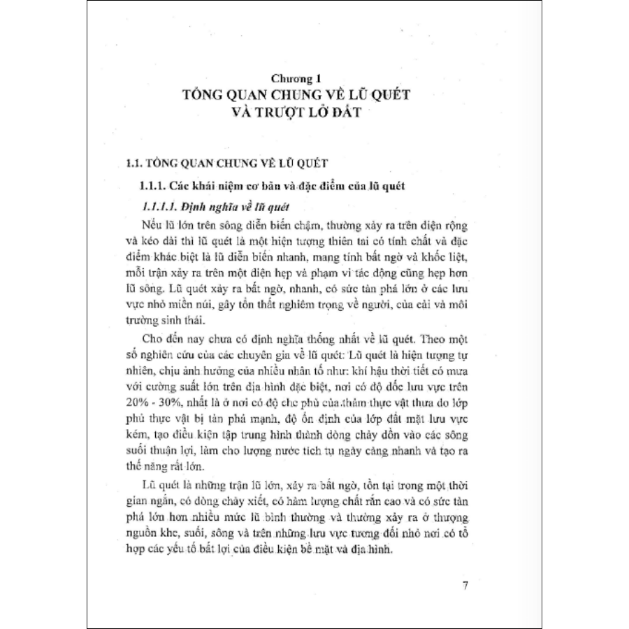 Lũ Quét Và Sạt Lở Đất