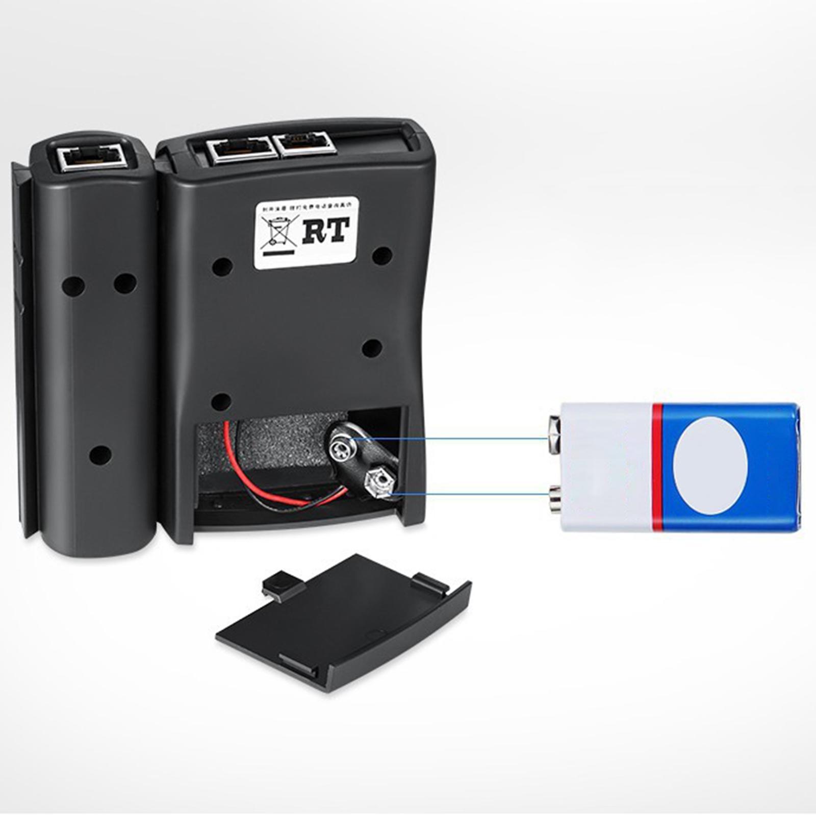Durable Network Cable Tester for Shorts Opens Crossed Pairs Network Cable