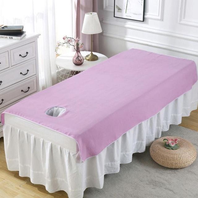 Ga Trải Giường Mát Xa Mềm Mại Chống Nhăn Màu Trơn Cho Salon