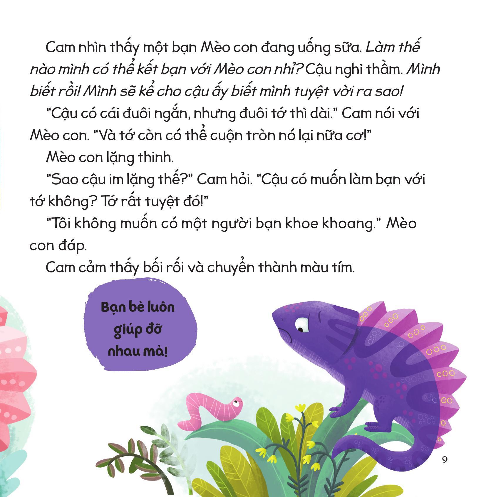 Sách - Cầu Vồng Cảm Xúc - Giúp Bé Dễ Dàng Thấu Hiểu Các Cảm Xúc Thông Qua Màu Sắc - Học Cách Kết Bạn