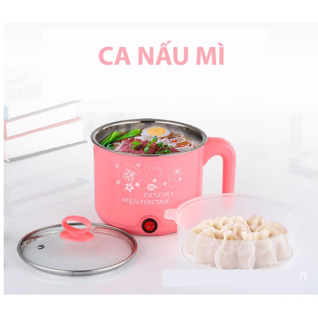 CA NẤU MÌ SIÊU TỐC - 18CM - CÓ LỒNG HẤP NHỰA