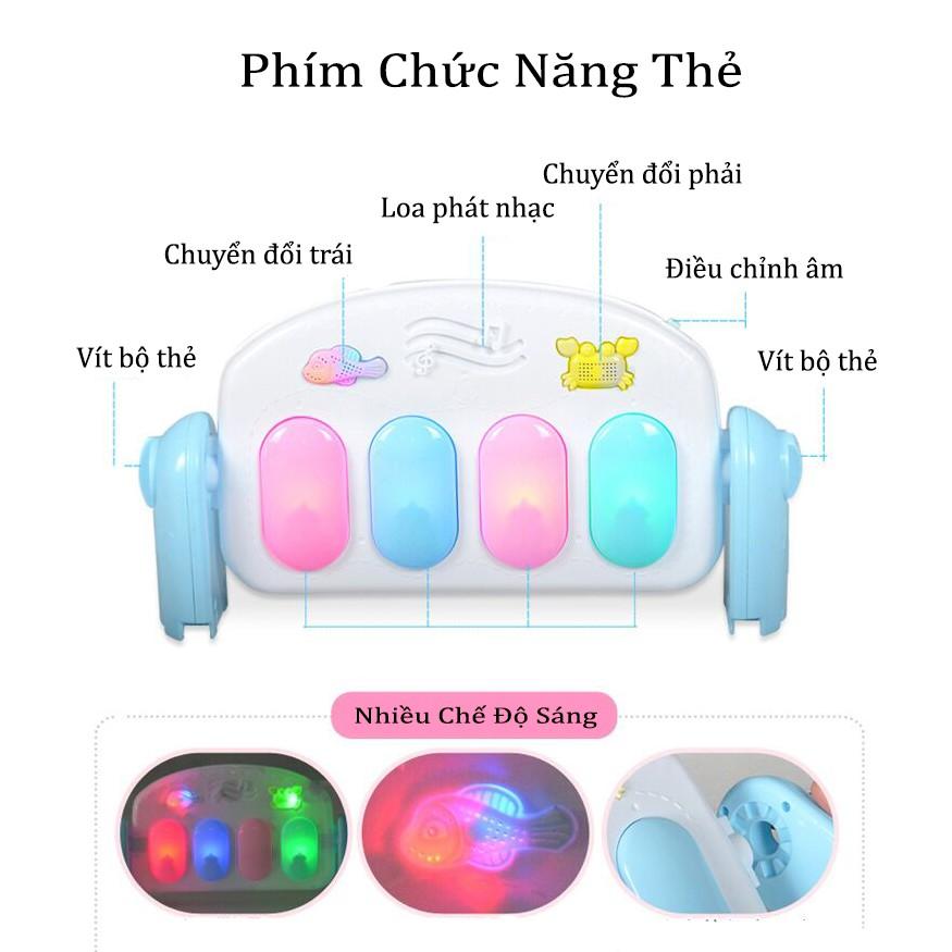 Thảm nằm chơi nhạc phát triển trí tuệ cho bé yêu, thảm piano