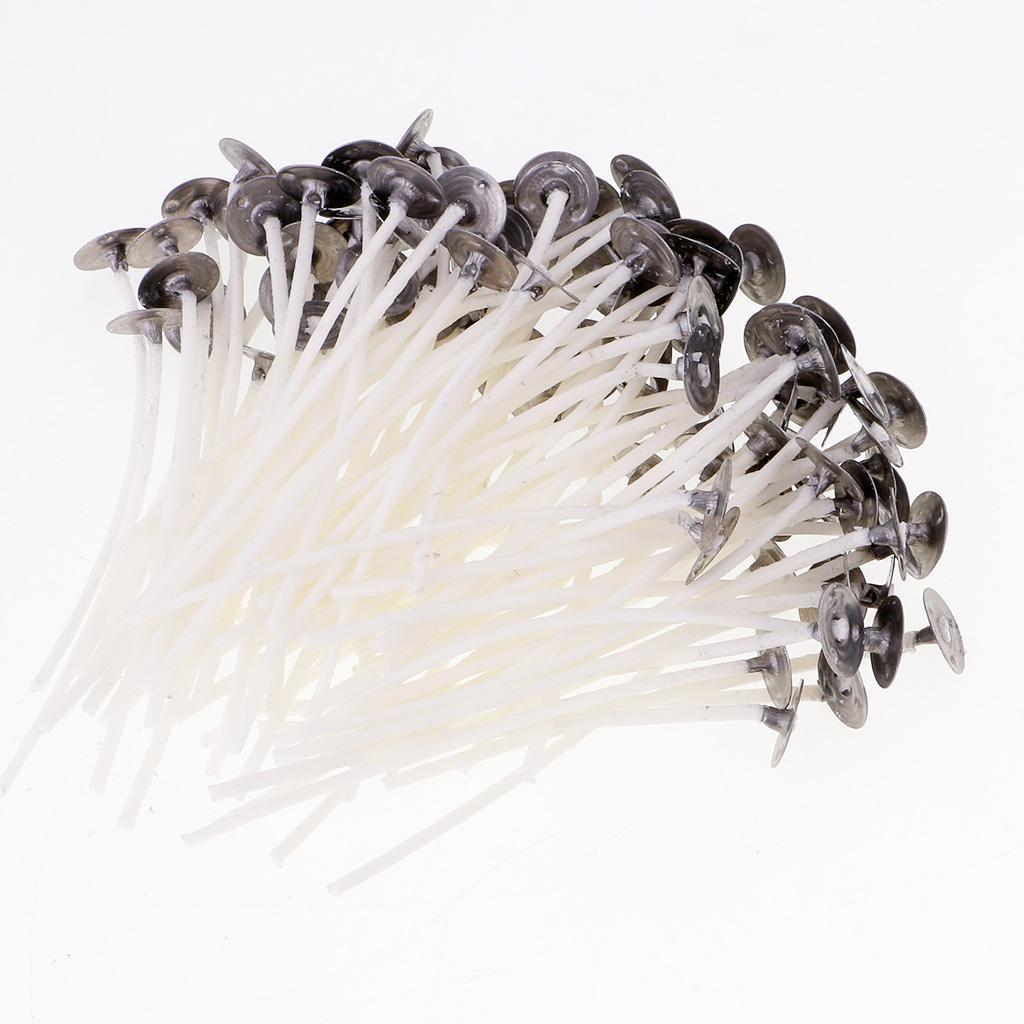 200 Pieces Cotton Candle Wicks Core for DIY Candle Making Craft 8/10/12/14cm