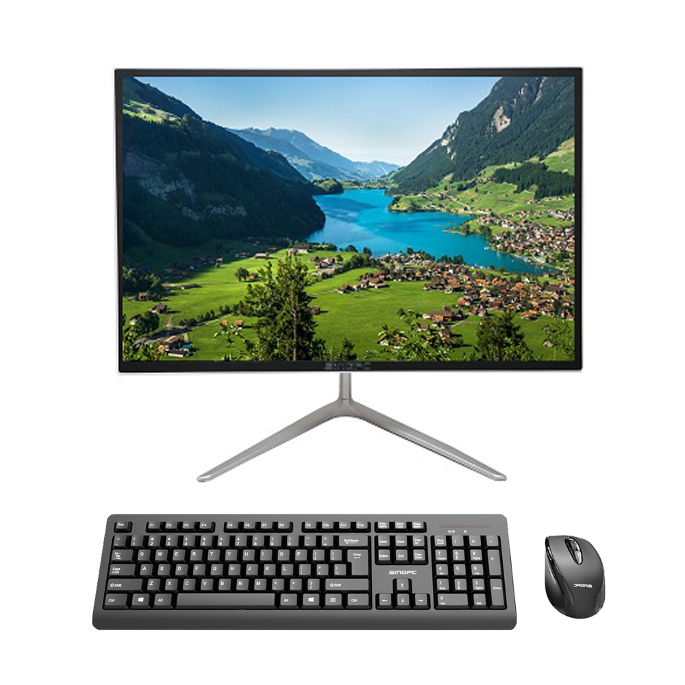 Máy tính All In One SingPC M19i3672( i3-6100 Processor, 4 GB, 256 SSD, Led 19&quot;, Loa, Lan, Wifi, Bluetooth, Free Dos)- Hàng Chính Hãng