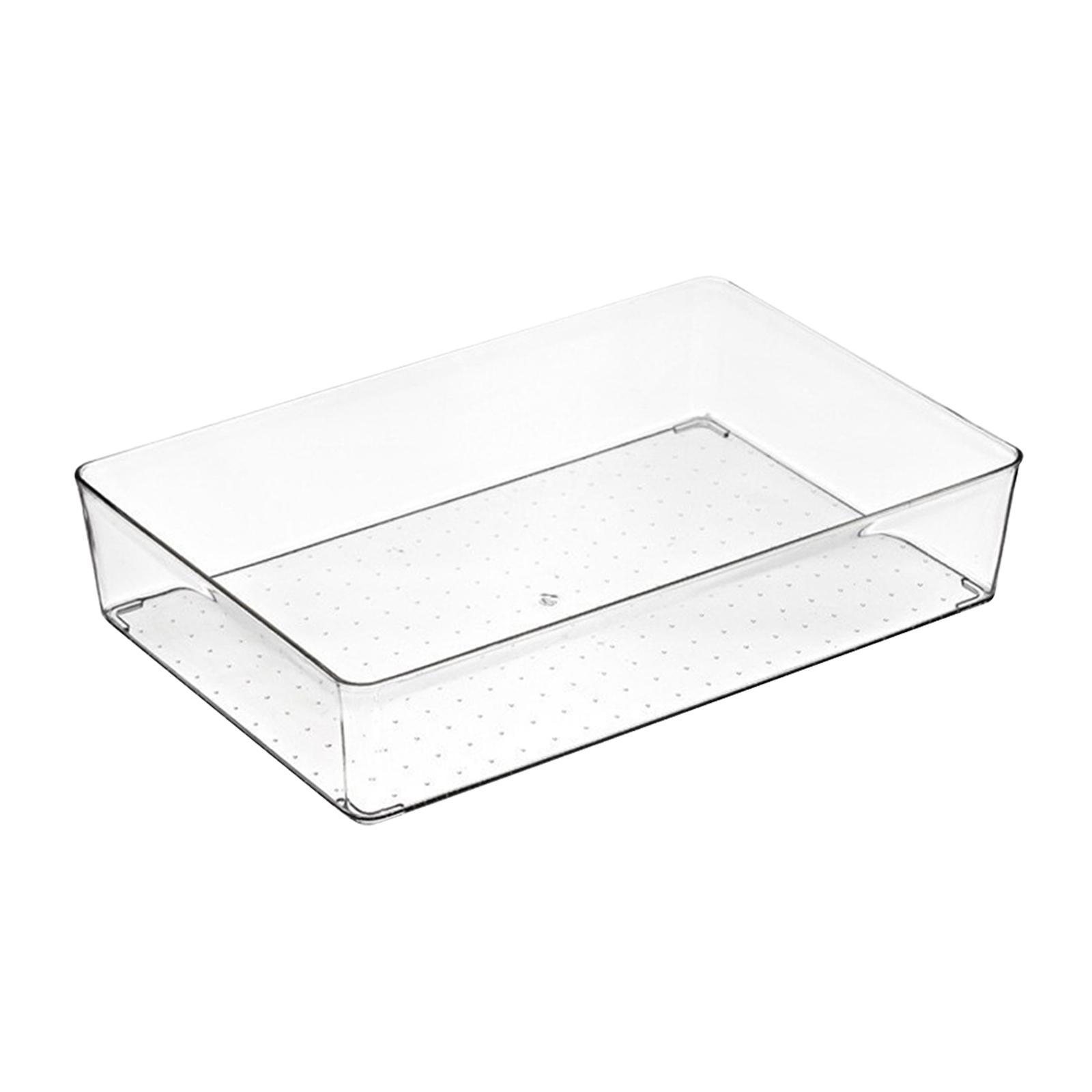 Vanity Drawer Organizer Tray Clear Drawer Organizer for Shelf Gadgets Makeup