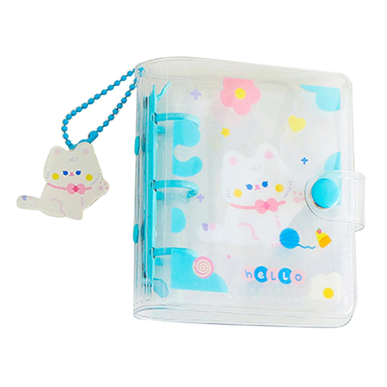 Mini Photo Album, Photo Card Holder with Pendant 10 Pockets